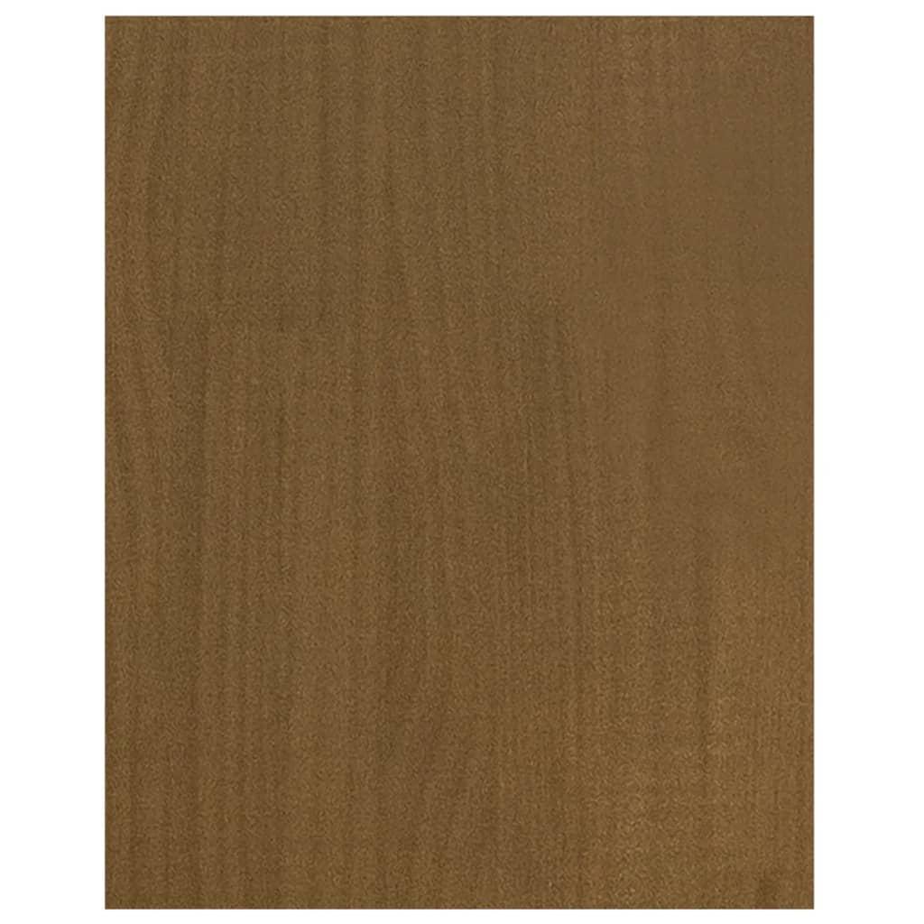 TV Cabinet Honey Brown 70x33x42 cm Solid Pinewood