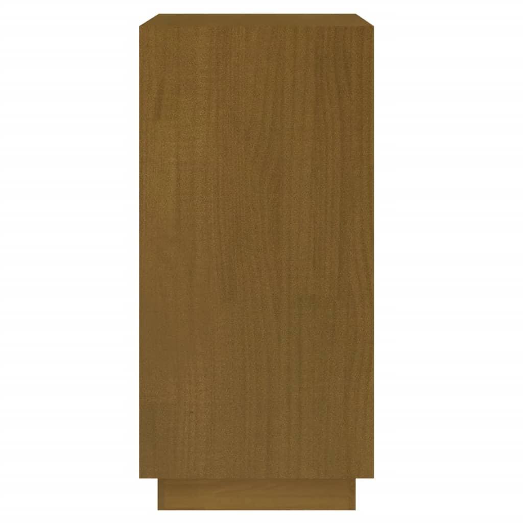 Book Cabinet Honey Brown 40x35x71 cm Solid Pinewood