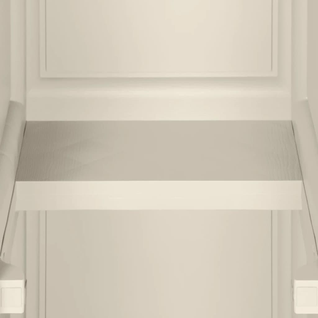 Plastic Cabinet 40x43x125 cm Wood Design Cream
