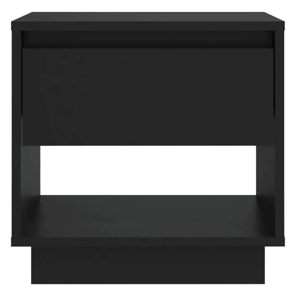 Bedside Cabinets 2 pcs Black 45x34x44 cm Engineered Wood