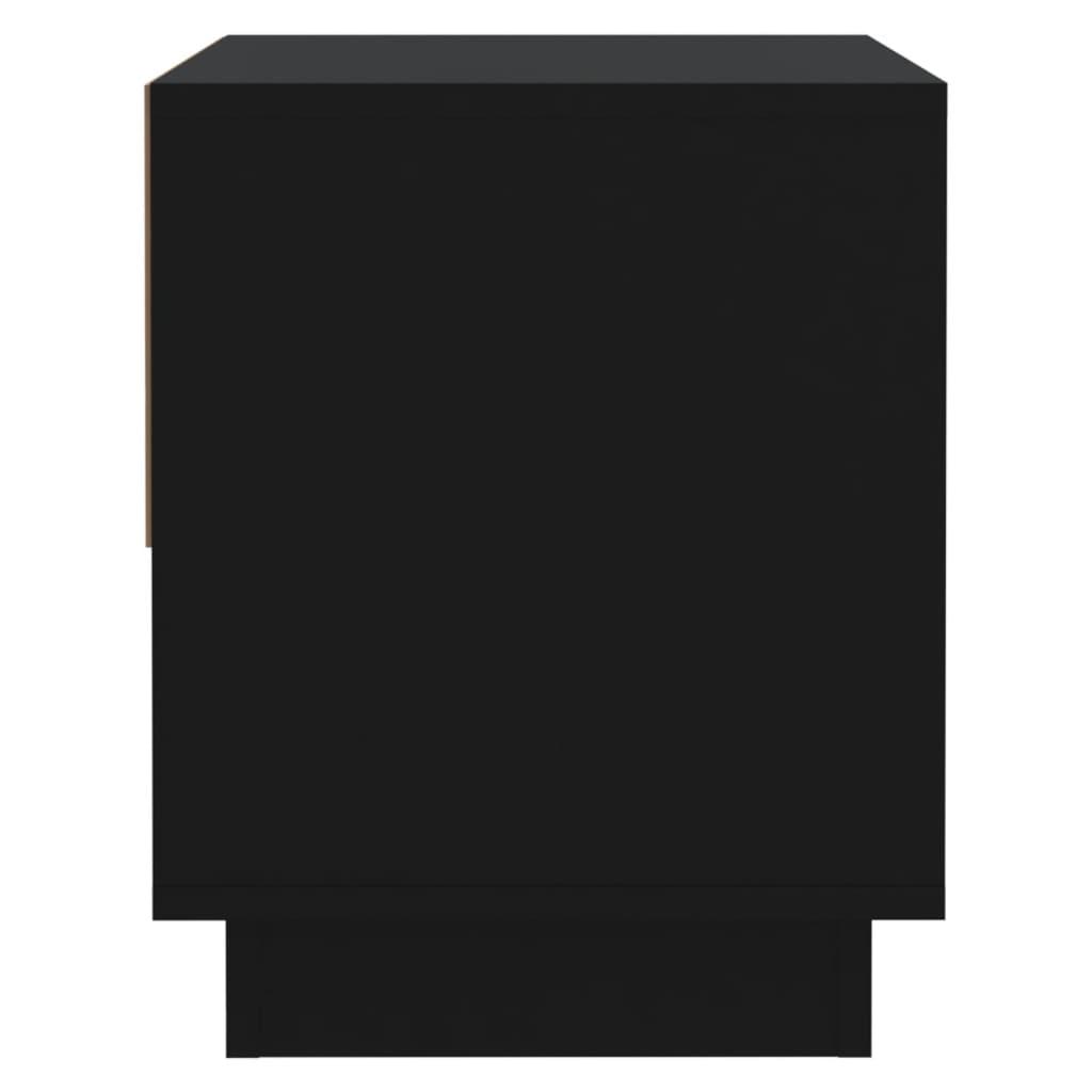 Bedside Cabinets 2 pcs Black 45x34x44 cm Engineered Wood