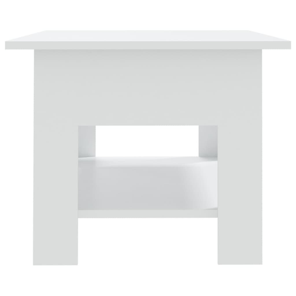 Coffee Table White 102x55x42 cm Engineered Wood