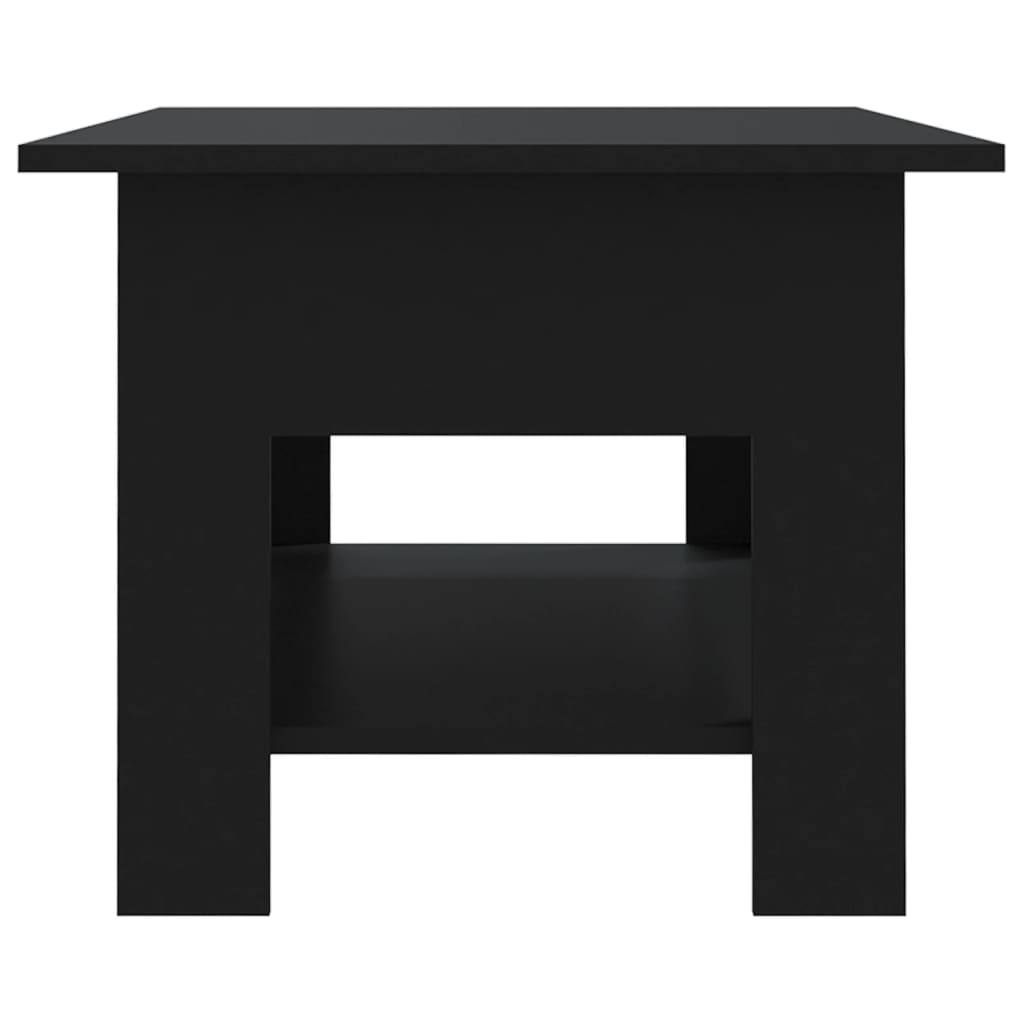 Coffee Table Black 102x55x42 cm Engineered Wood
