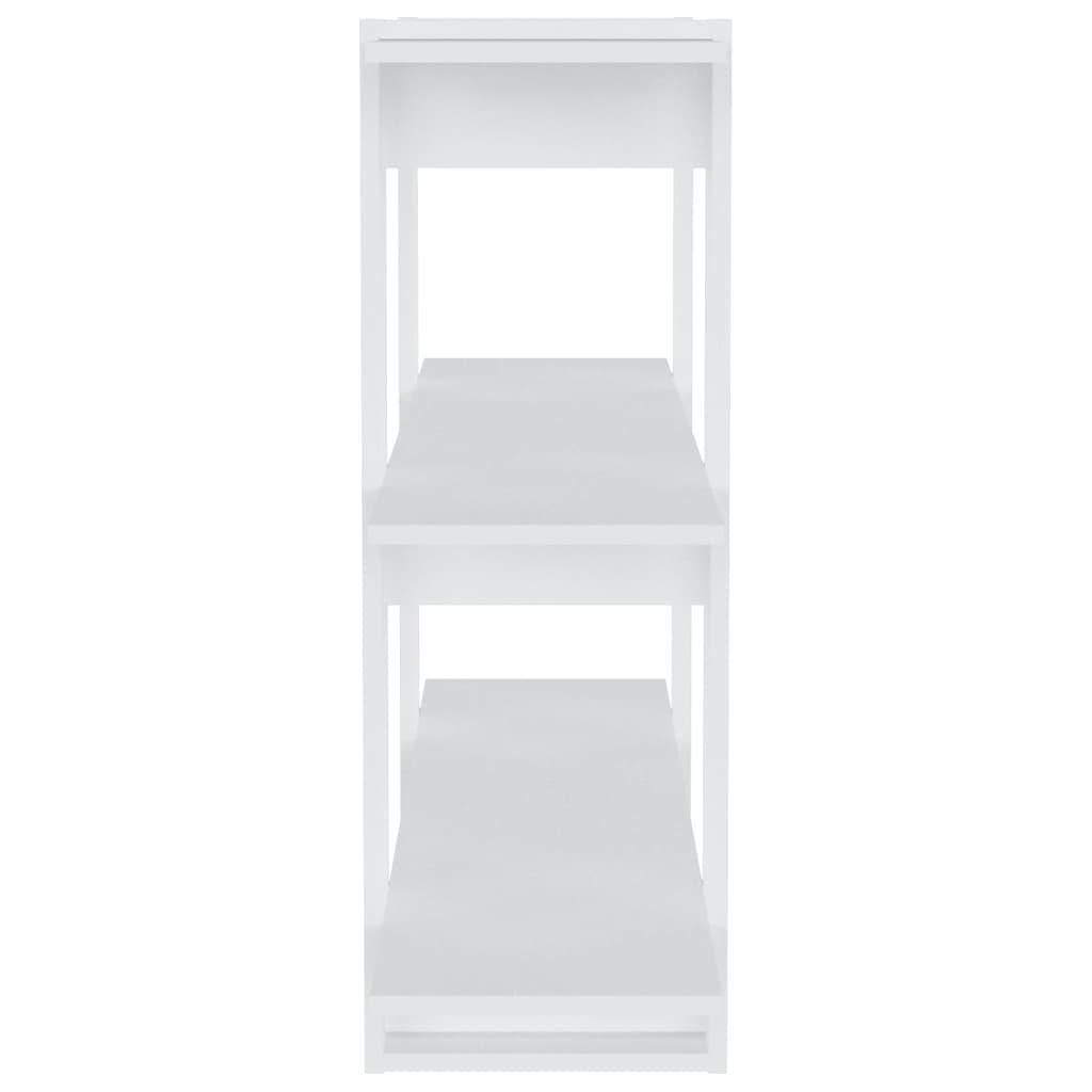 Book Cabinet/Room Divider White 100x30x87 cm