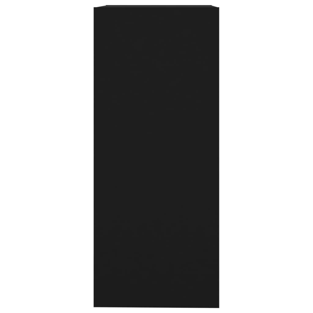 Book Cabinet/Room Divider Black 40x30x72 cm