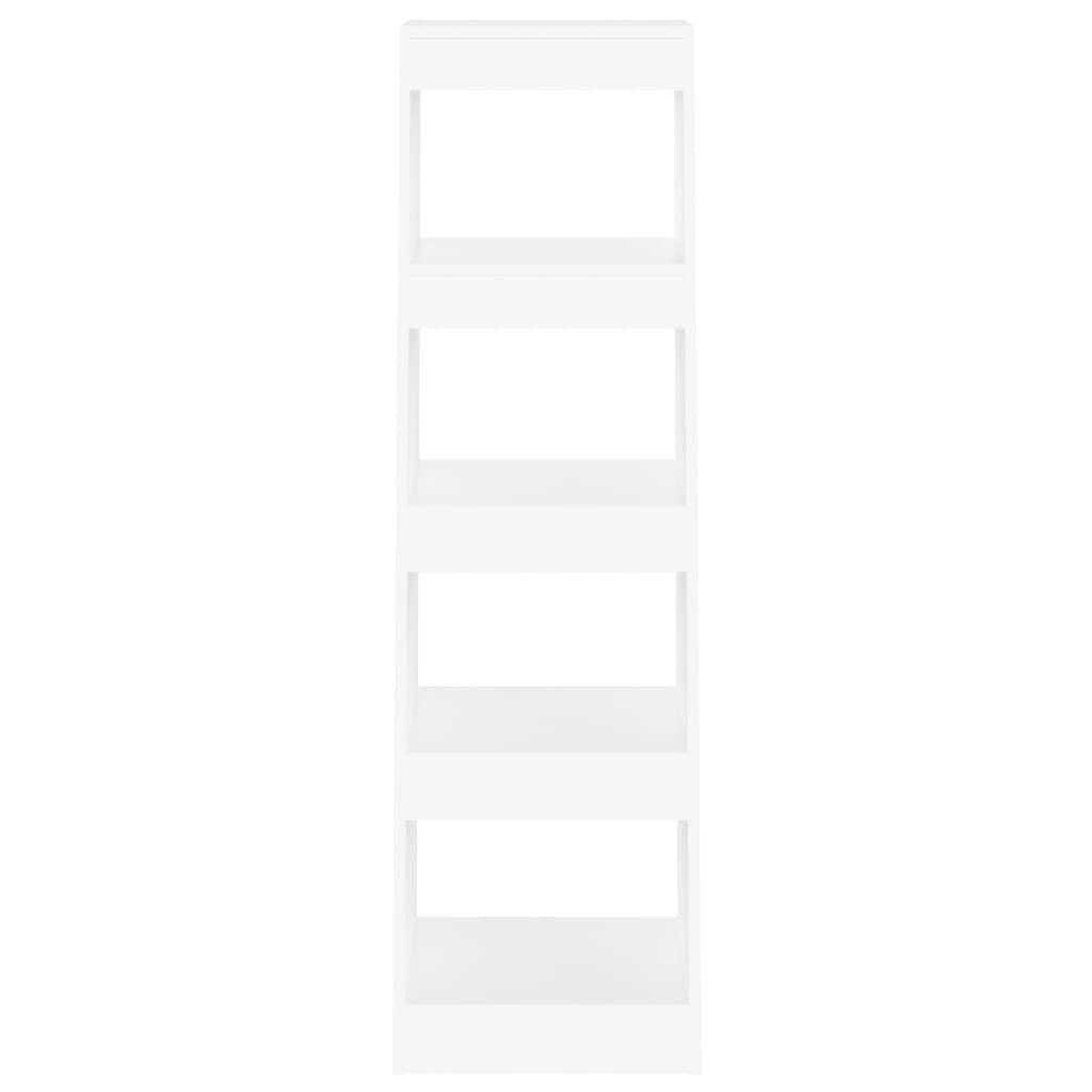 Book Cabinet/Room Divider White 40x30x135 cm