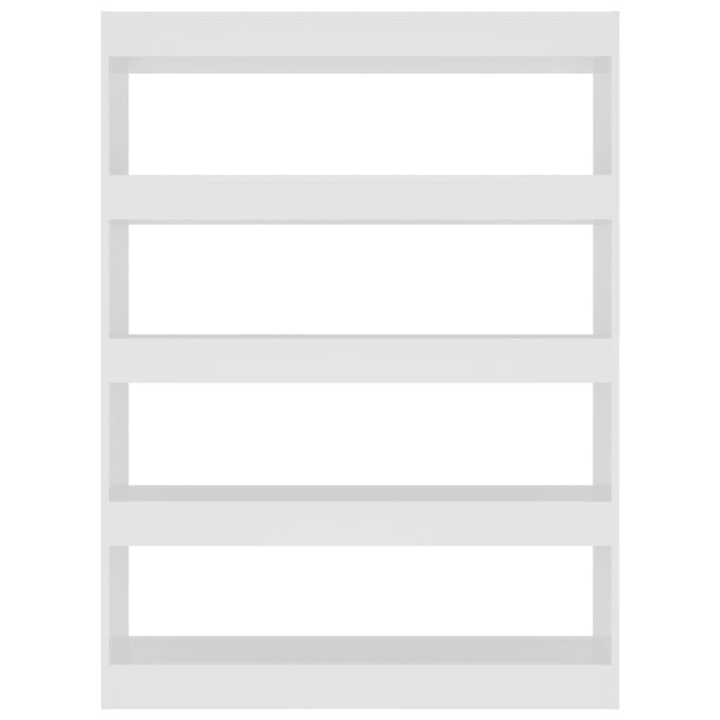 Book Cabinet/Room Divider White 100x30x135 cm