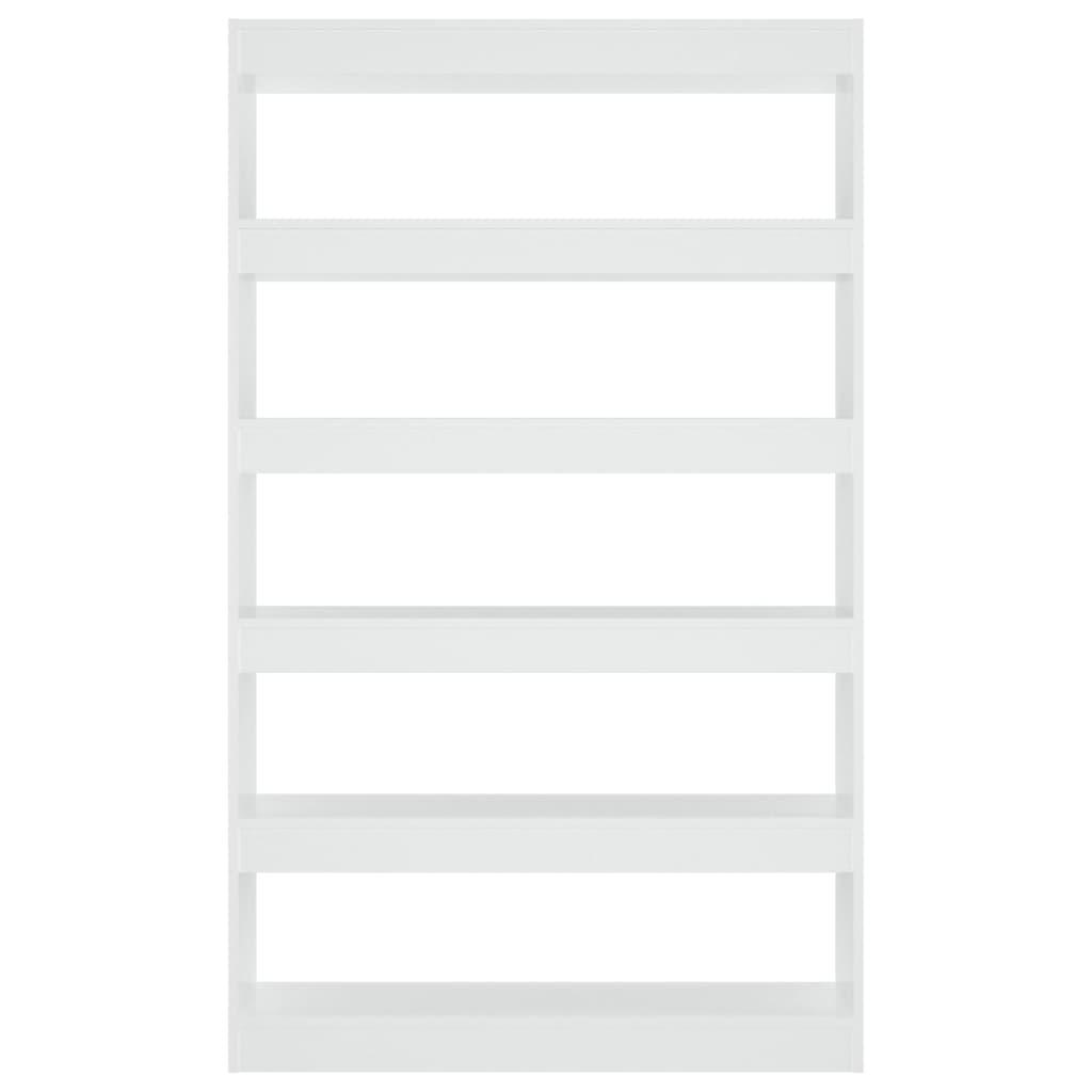 Book Cabinet/Room Divider White 100x30x166 cm