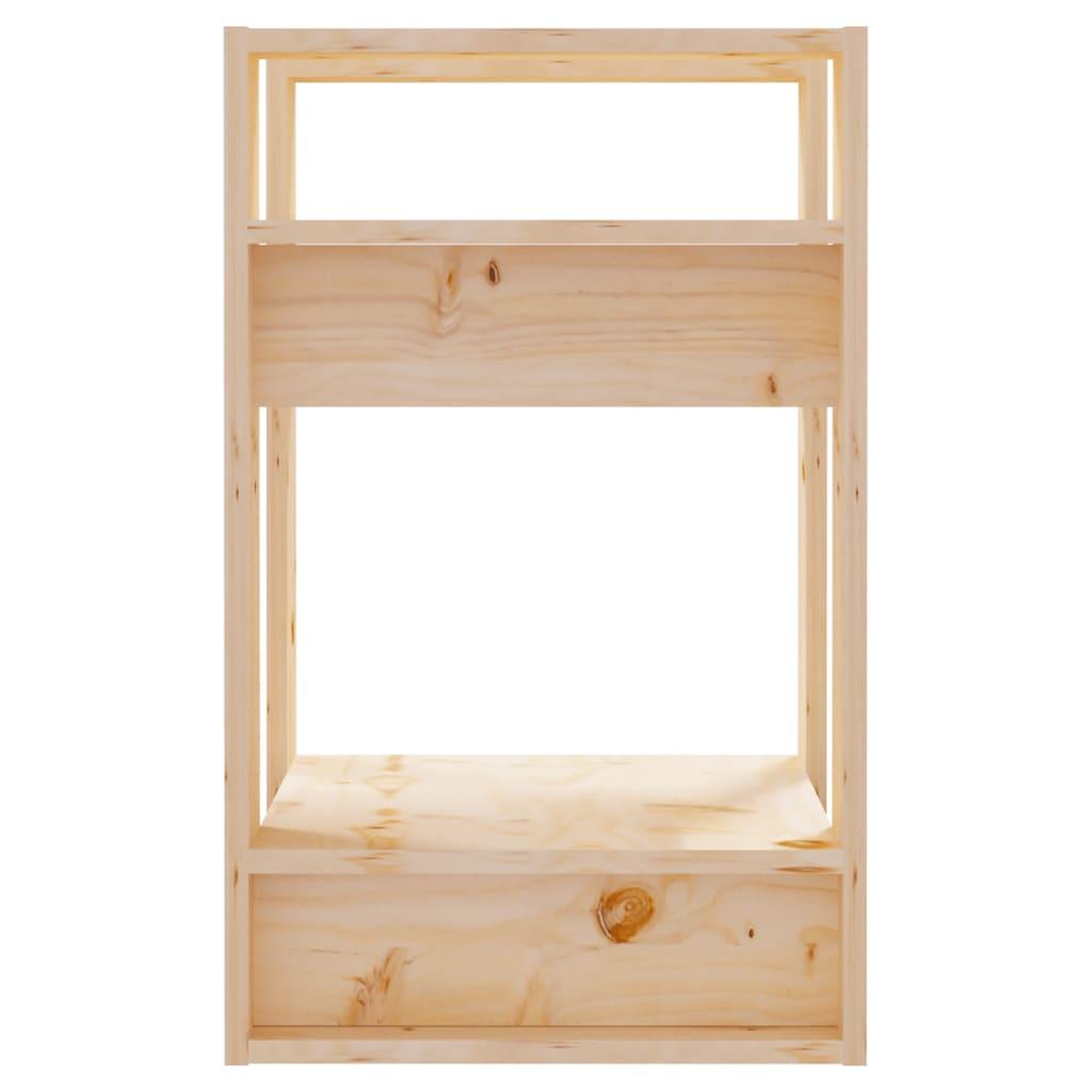 Book Cabinet/Room Divider 41x35x57 cm Solid Wood Pine