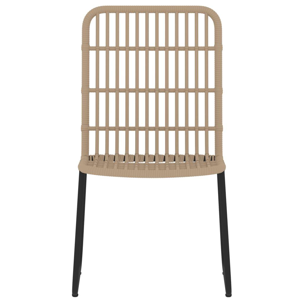 3 Piece Garden Dining Set Oak