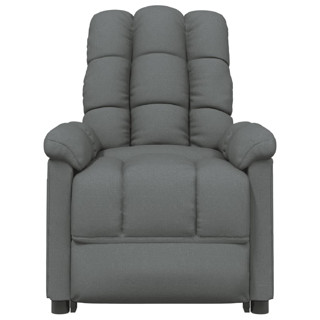 Massage Chair Dark Grey Fabric