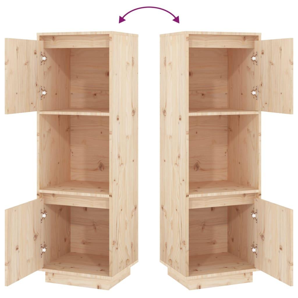 Highboard 38x35x117 cm Solid Wood Pine