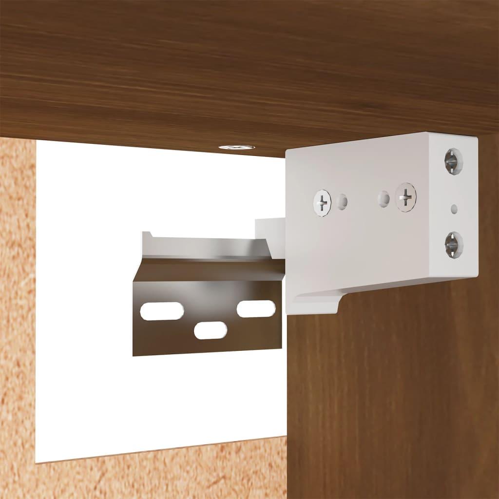 Hanging Cabinet Brown Oak 60x31x60 cm Engineered Wood