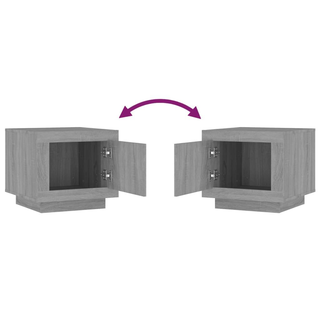 Coffee Table Grey Sonoma 51x50x45 cm Engineered Wood