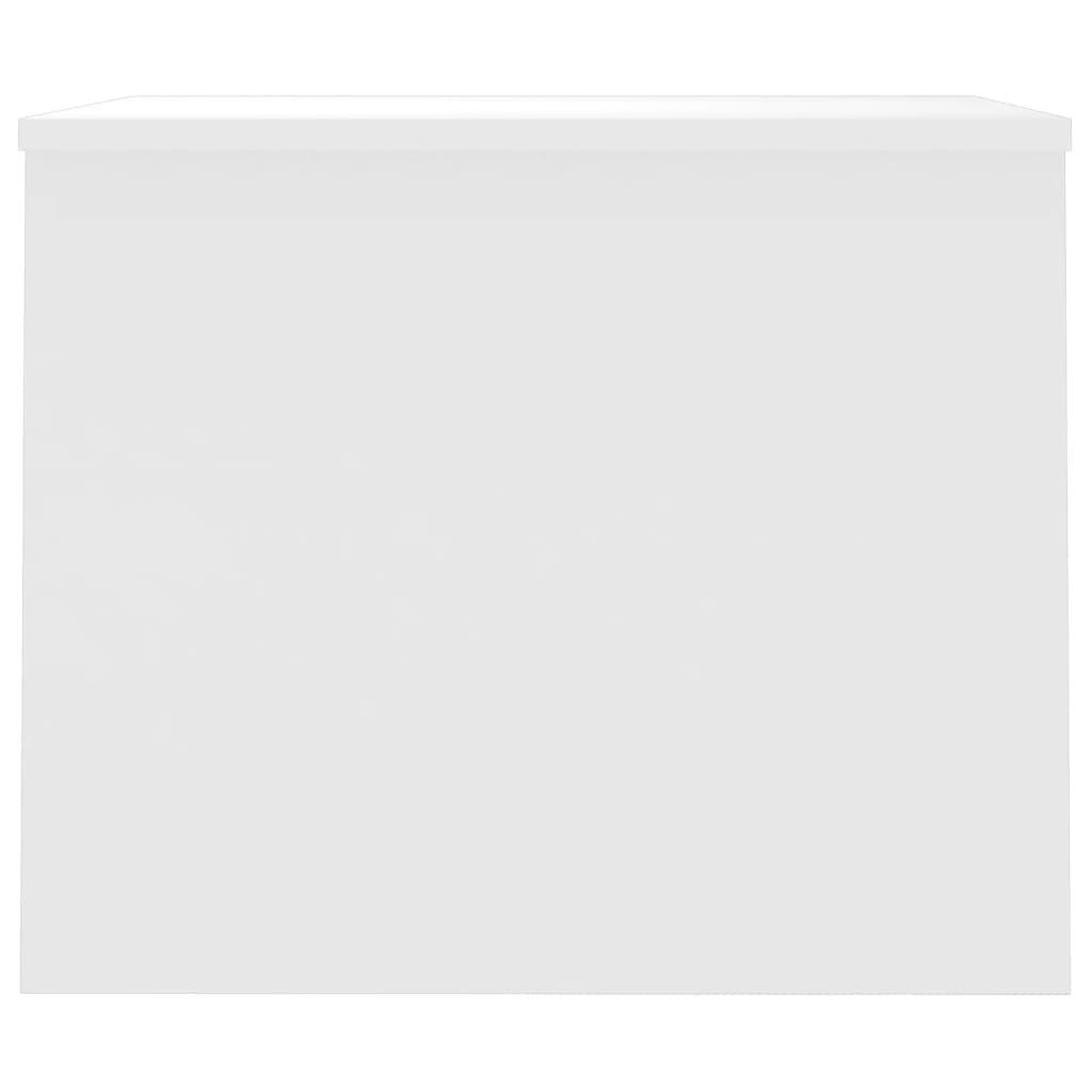 Coffee Table High Gloss White 80x50.5x41.5 cm Engineered Wood