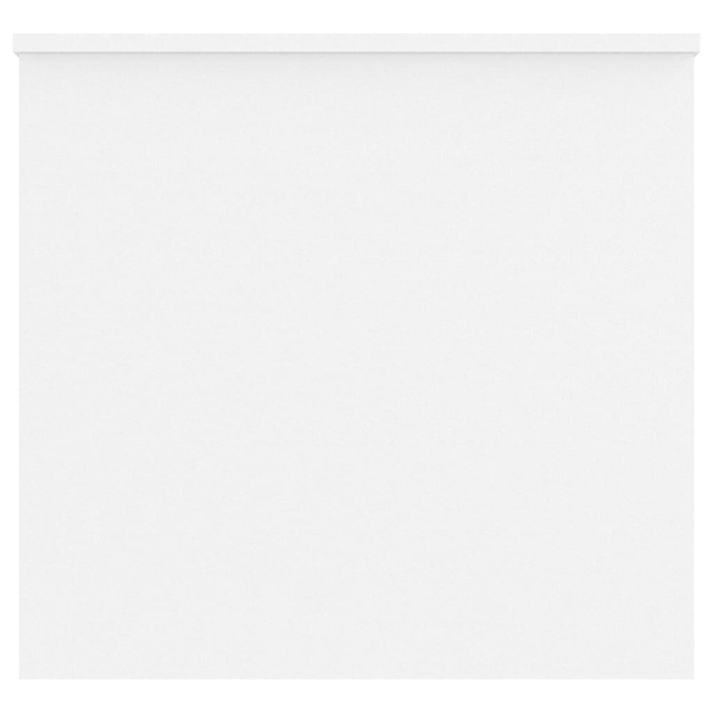 Coffee Table White 102x55.5x52.5 cm Engineered Wood