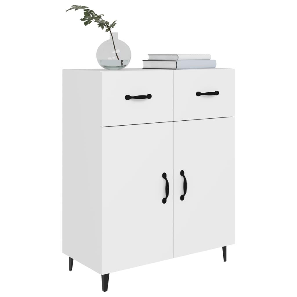 Sideboard White 69.5x34x90 cm Engineered Wood