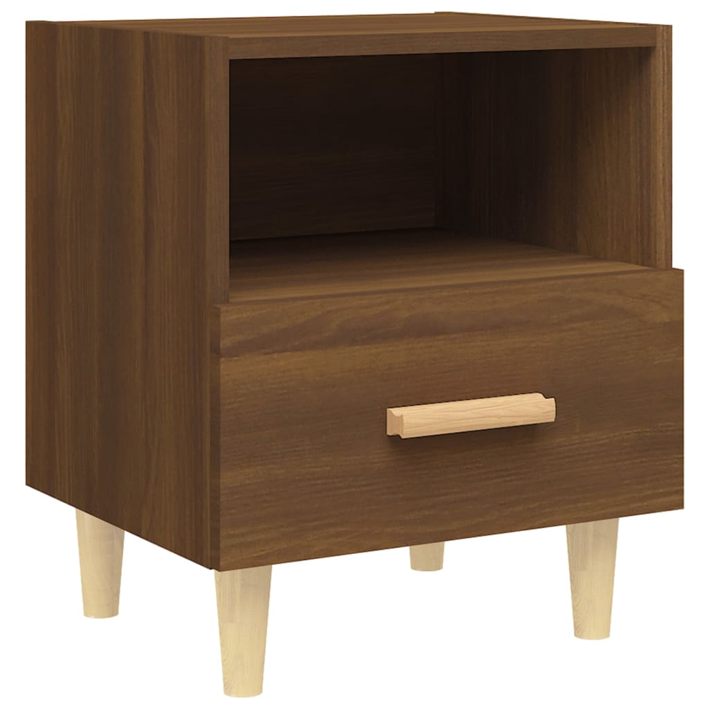Bedside Cabinets 2 pcs Brown Oak 40x35x47 cm
