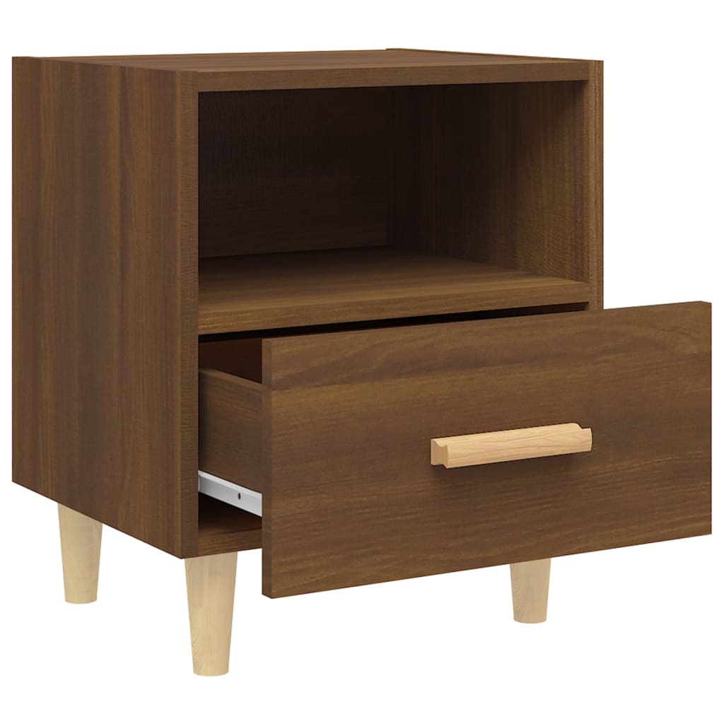 Bedside Cabinets 2 pcs Brown Oak 40x35x47 cm