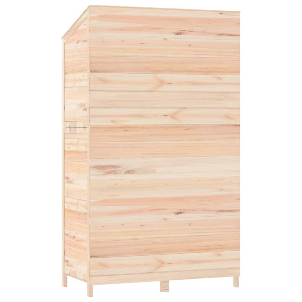 Garden Shed 102x52x174.5 cm Solid Wood Fir