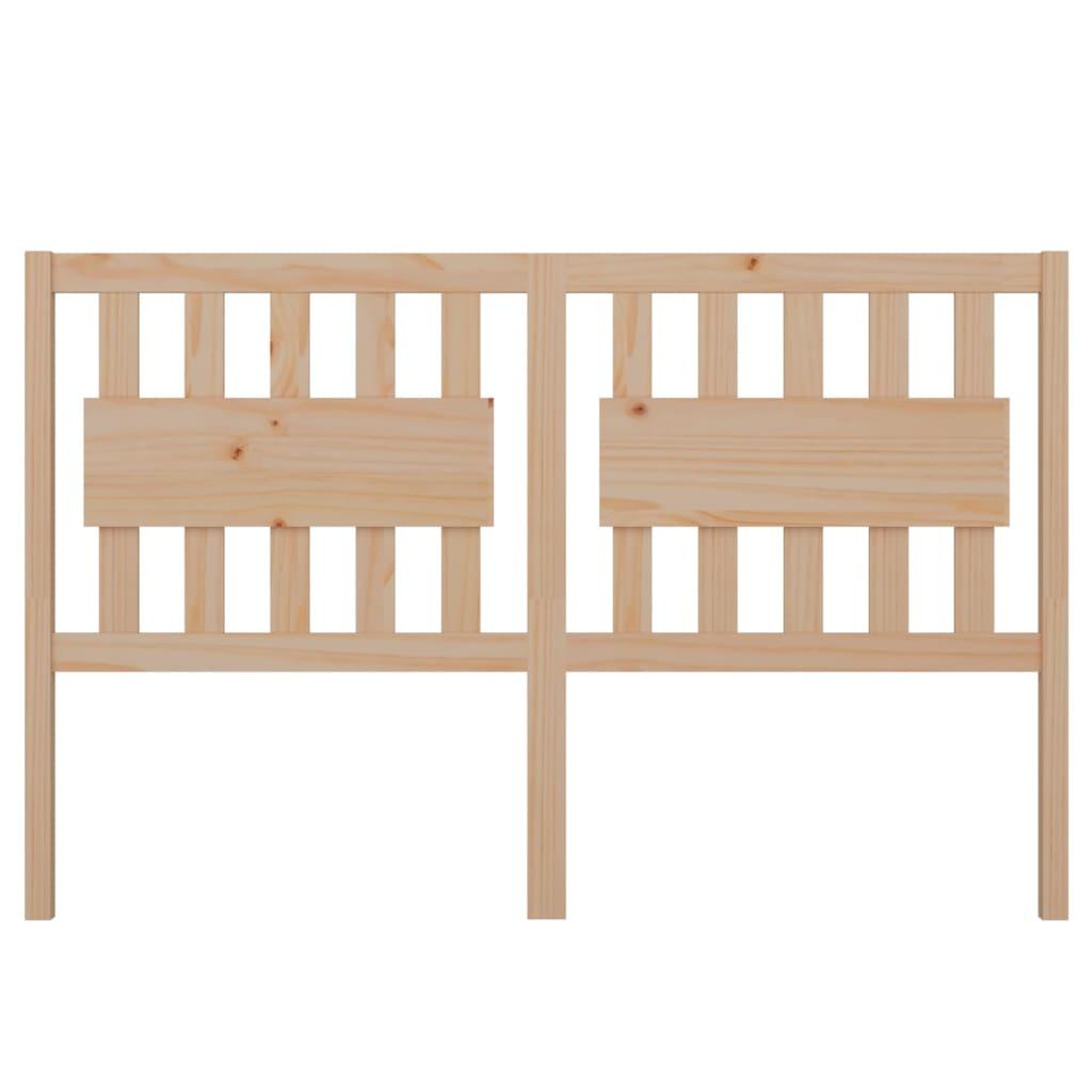 Bed Headboard 155.5x4x100 cm Solid Wood Pine