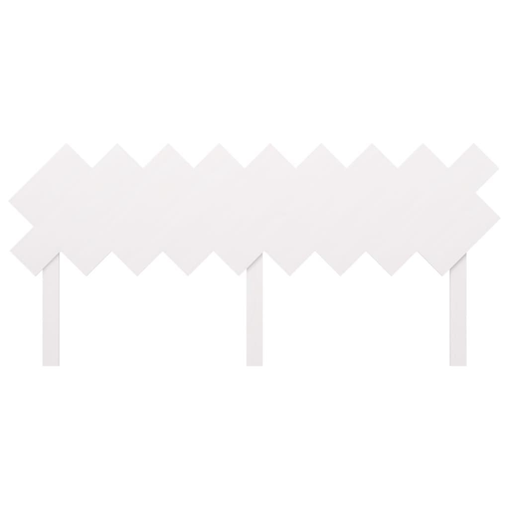 Bed Headboard White 178 cm Solid Wood Pine