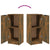 Sideboards 2 pcs Smoked Oak 30x30x70 cm Engineered Wood