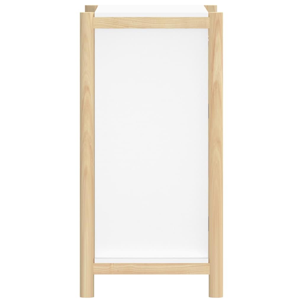 Sideboard White 62x38x75 cm Engineered Wood