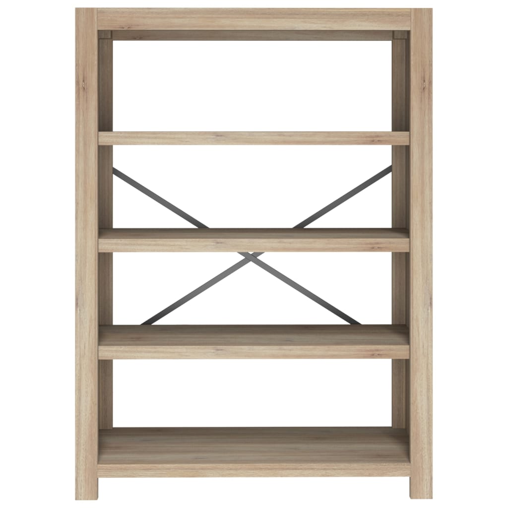 4-Tier Bookcase 80x30x110 cm Solid Wood Acacia