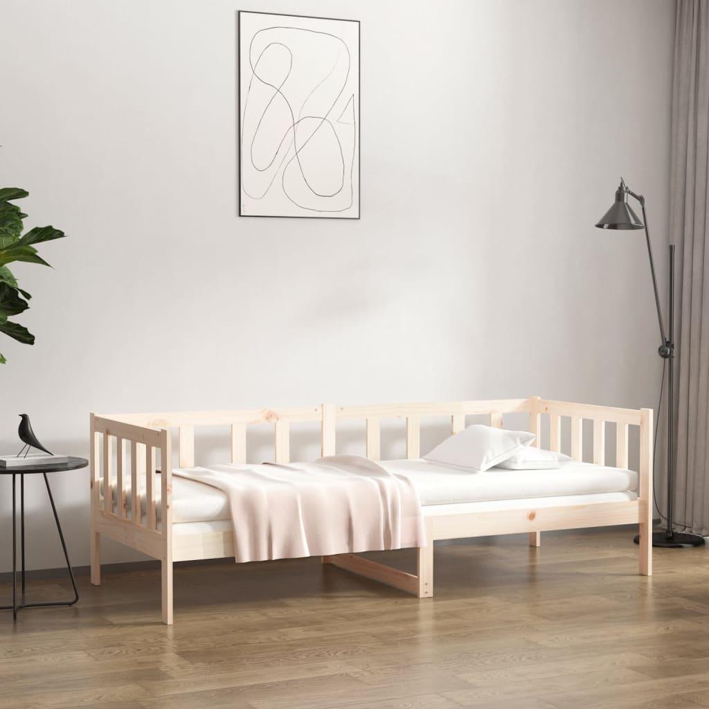Day Bed without Mattress 90x190 cm Solid Wood Pine