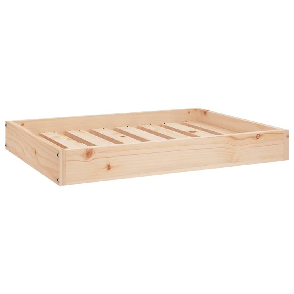 Dog Bed 71.5x54x9 cm Solid Wood Pine