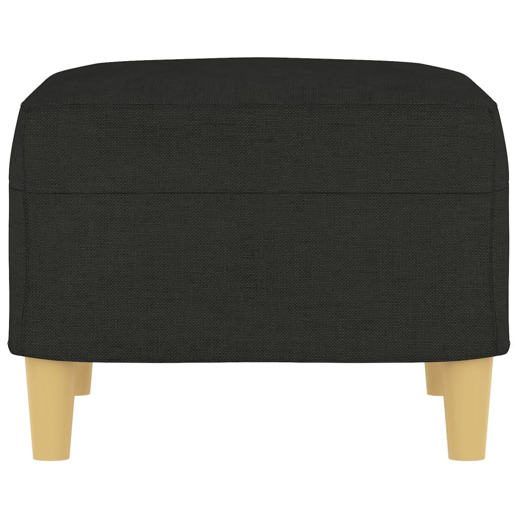 Footstool Black 60x50x41 cm Fabric