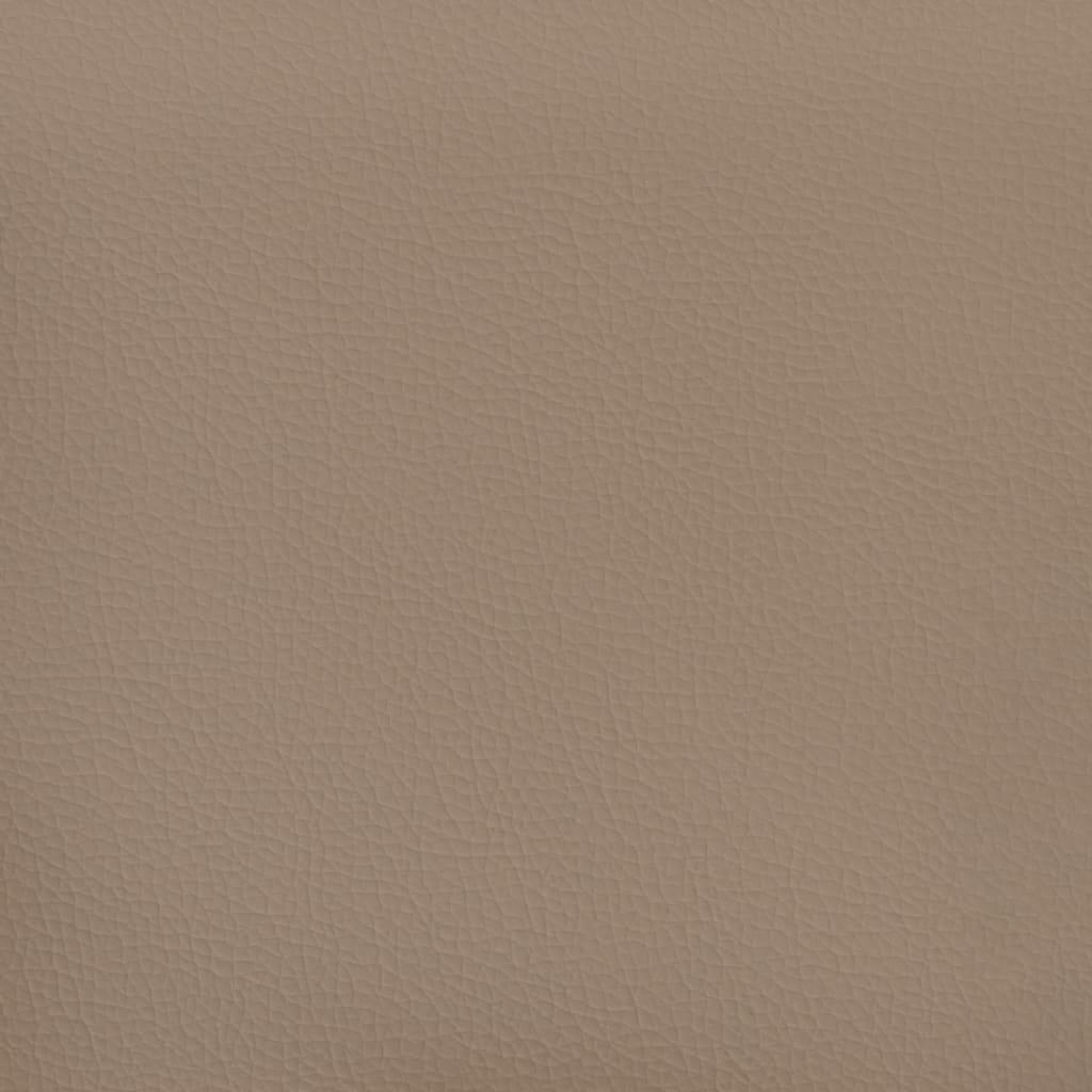 Throw Pillows 2 pcs Cappuccino 40x40 cm Faux Leather