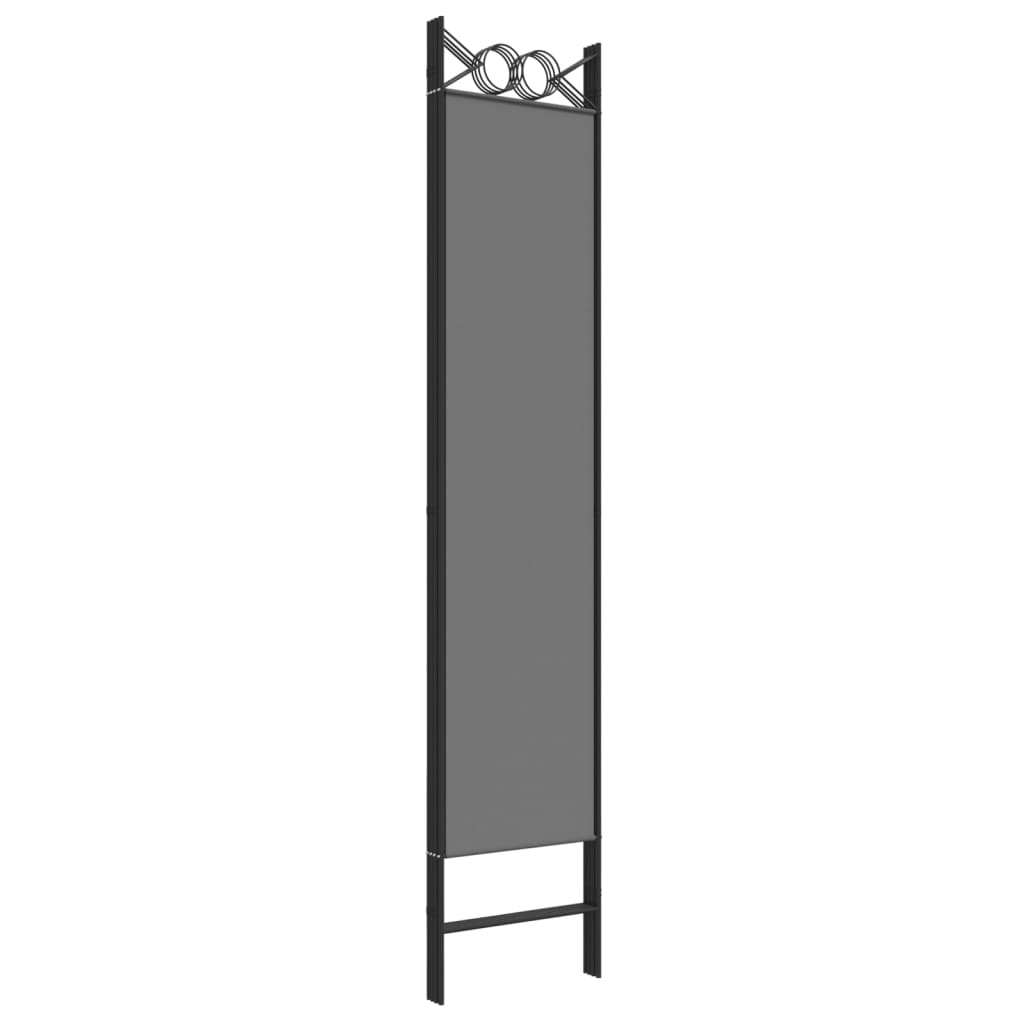4-Panel Room Divider Anthracite 160x200 cm Fabric