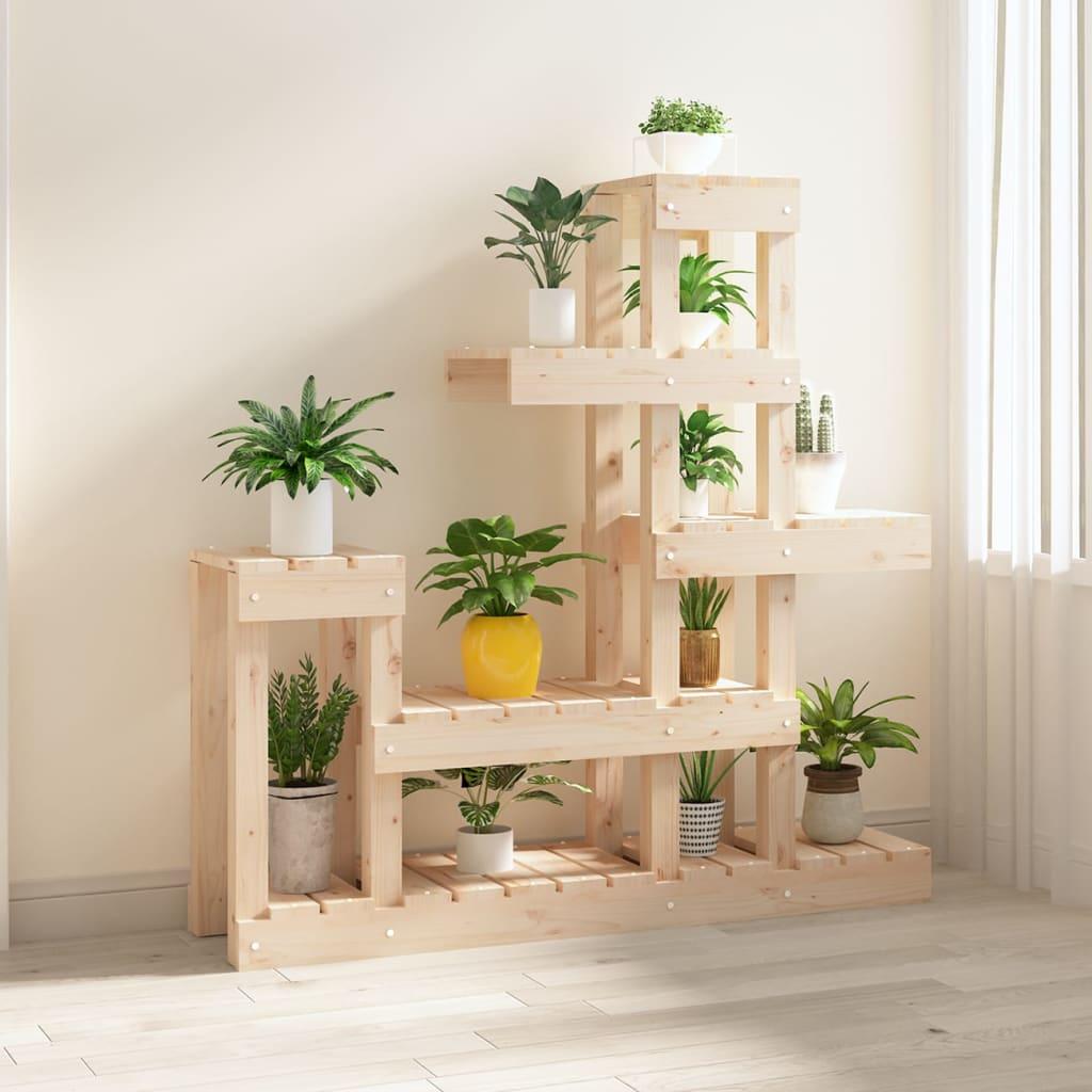 Plant Stand 92x25x97 cm Solid Wood Pine