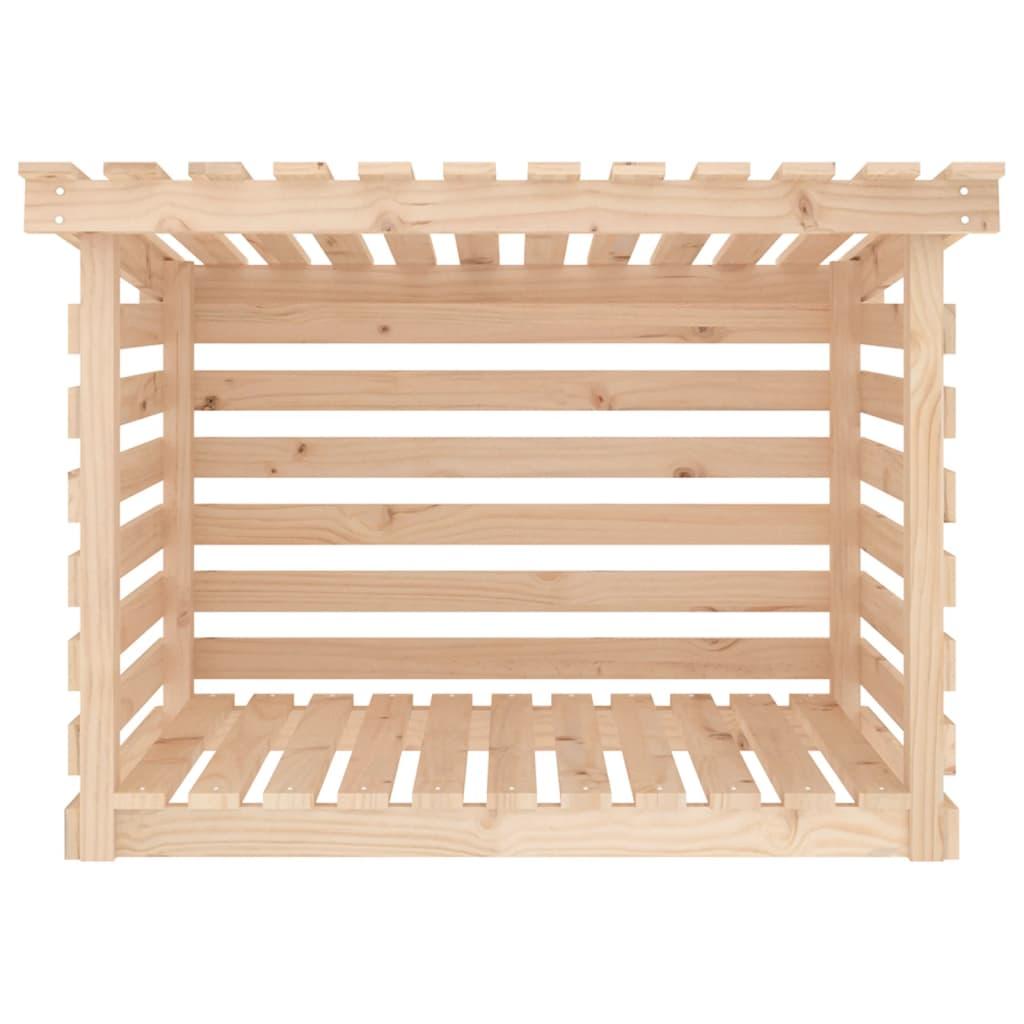 Firewood Rack 108x73x79 cm Solid Wood Pine