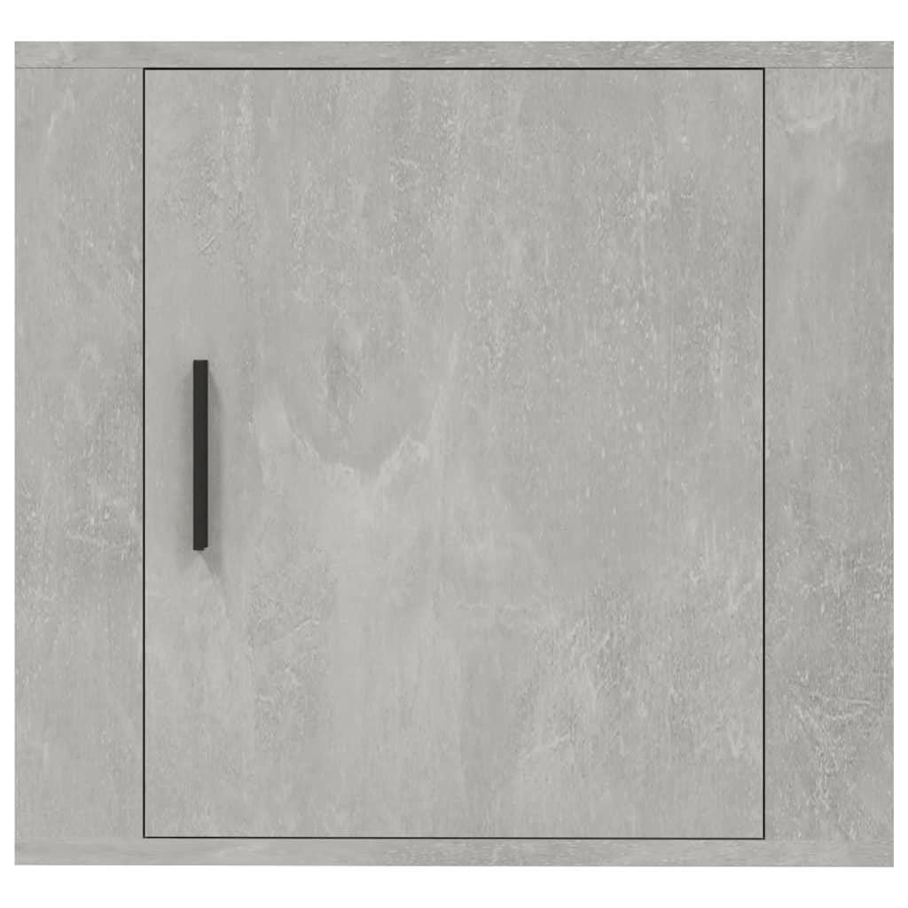 Wall-mounted Bedside Cabinets 2 pcs Concrete Grey 50x30x47 cm