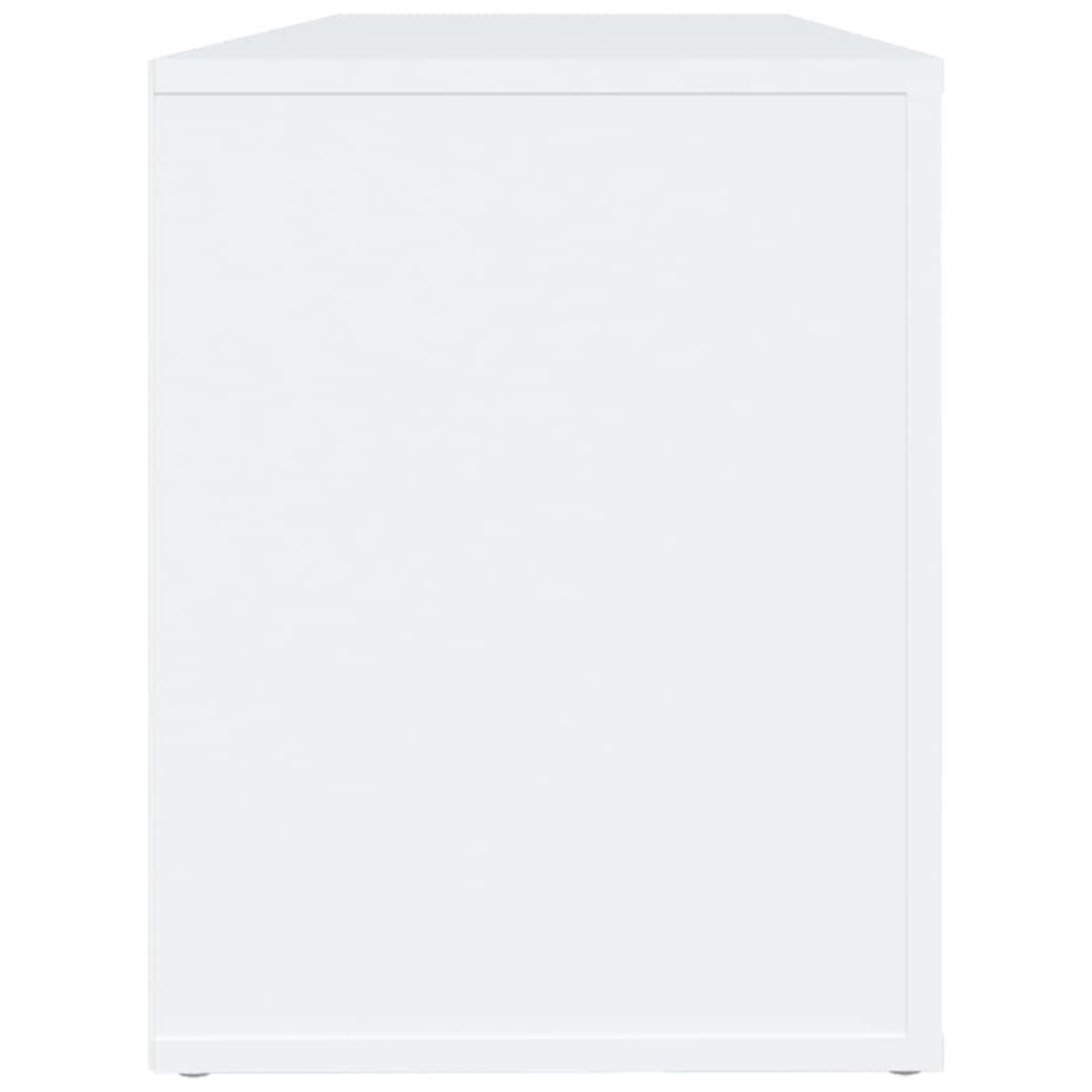 Shoe Cabinet White 100x35x45 cm Engineered Wood