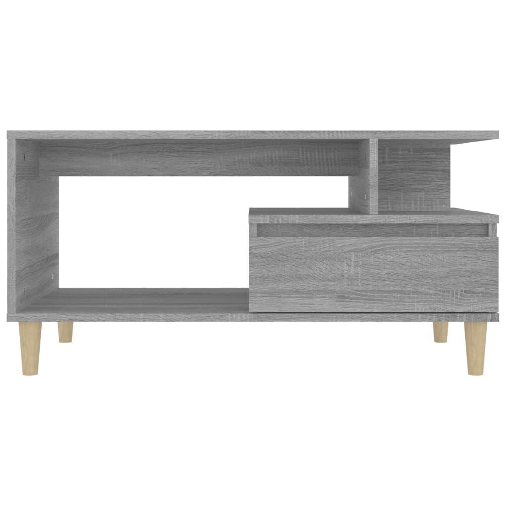 Coffee Table Grey Sonoma 90x49x45 cm Engineered Wood