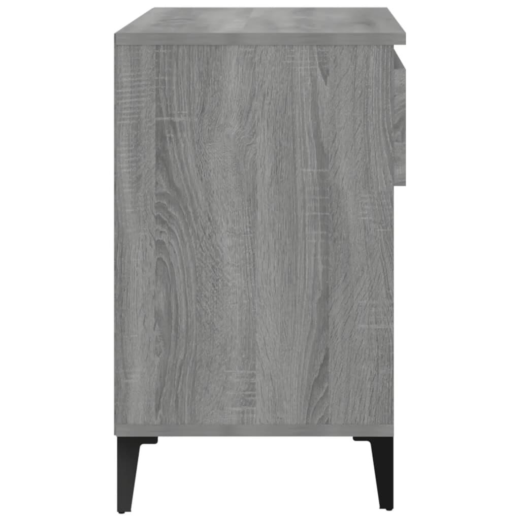 Shoe Cabinet Grey Sonoma 70x36x60 cm Engineered Wood