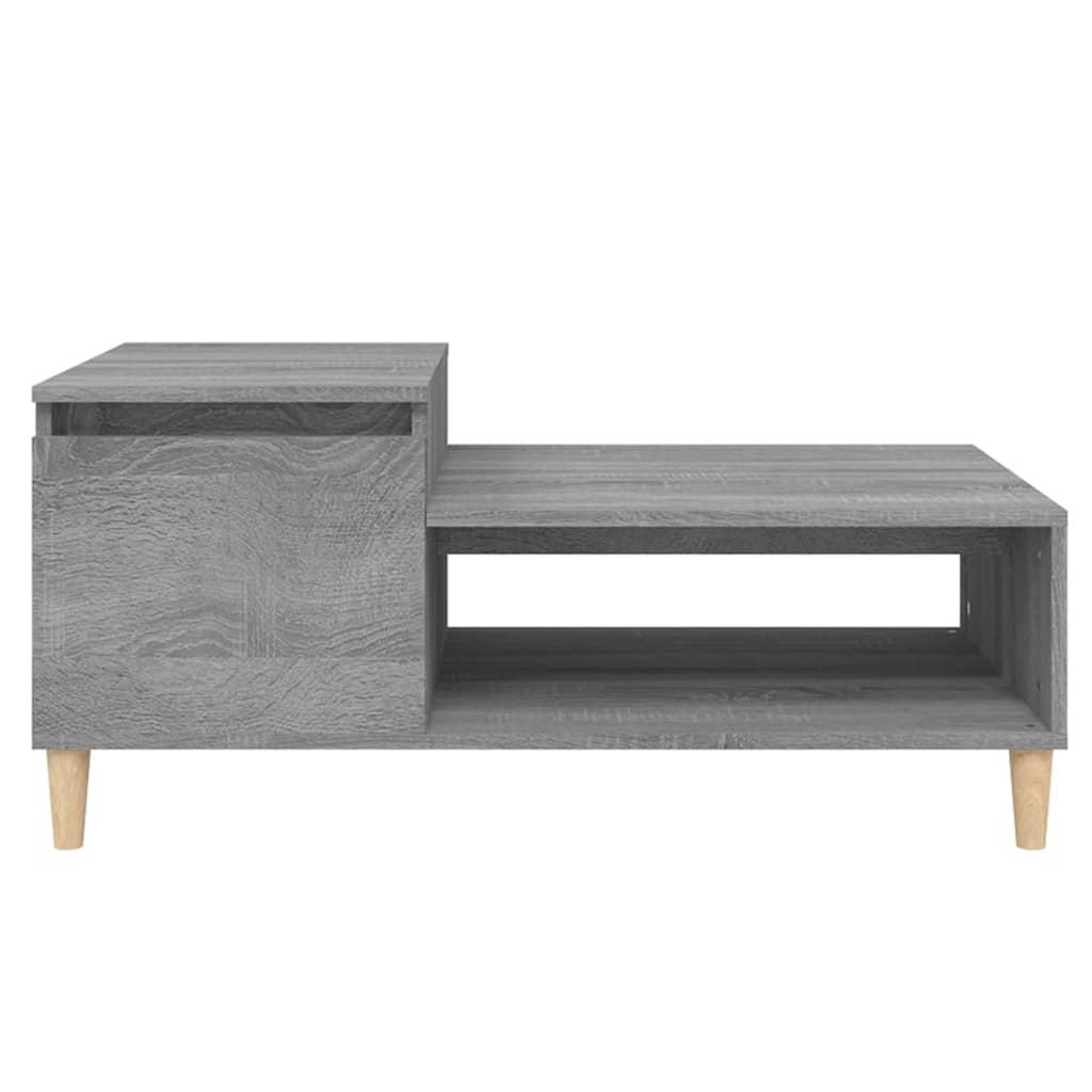Coffee Table Grey Sonoma 100x50x45 cm Engineered Wood