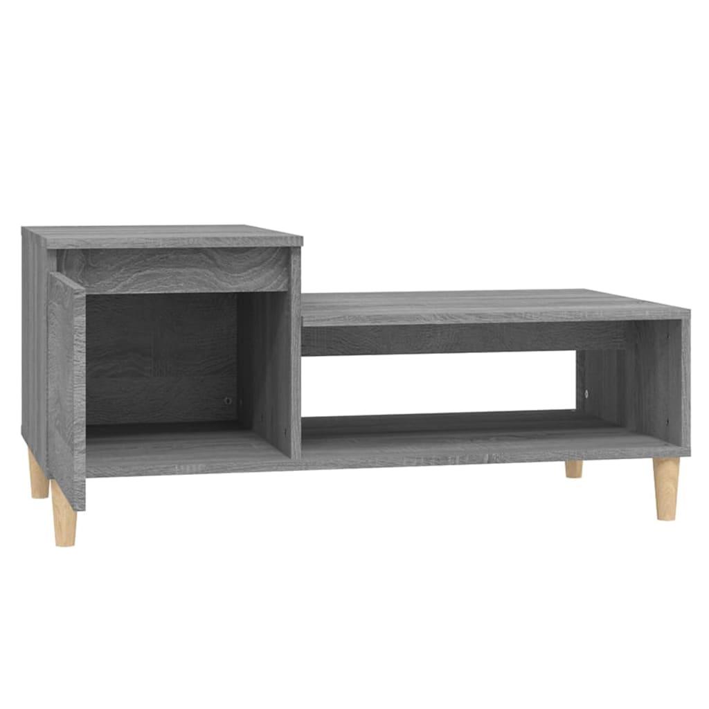 Coffee Table Grey Sonoma 100x50x45 cm Engineered Wood