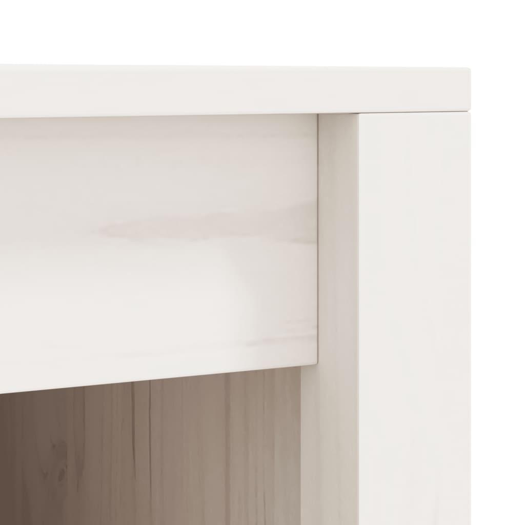 Outdoor Kitchen Cabinet MEPPEL White 55x55x92 cm Solid Wood Pine
