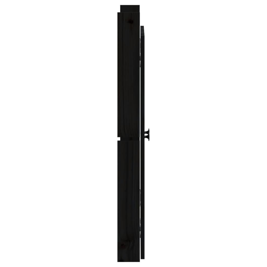 Outdoor Kitchen Doors MEPPEL Black 50x9x82 cm Solid Wood Pine