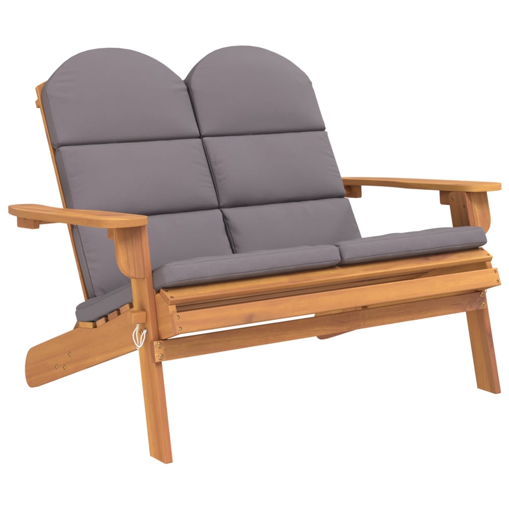 3 Piece Adirondack Garden Lounge Set Solid Wood Acacia
