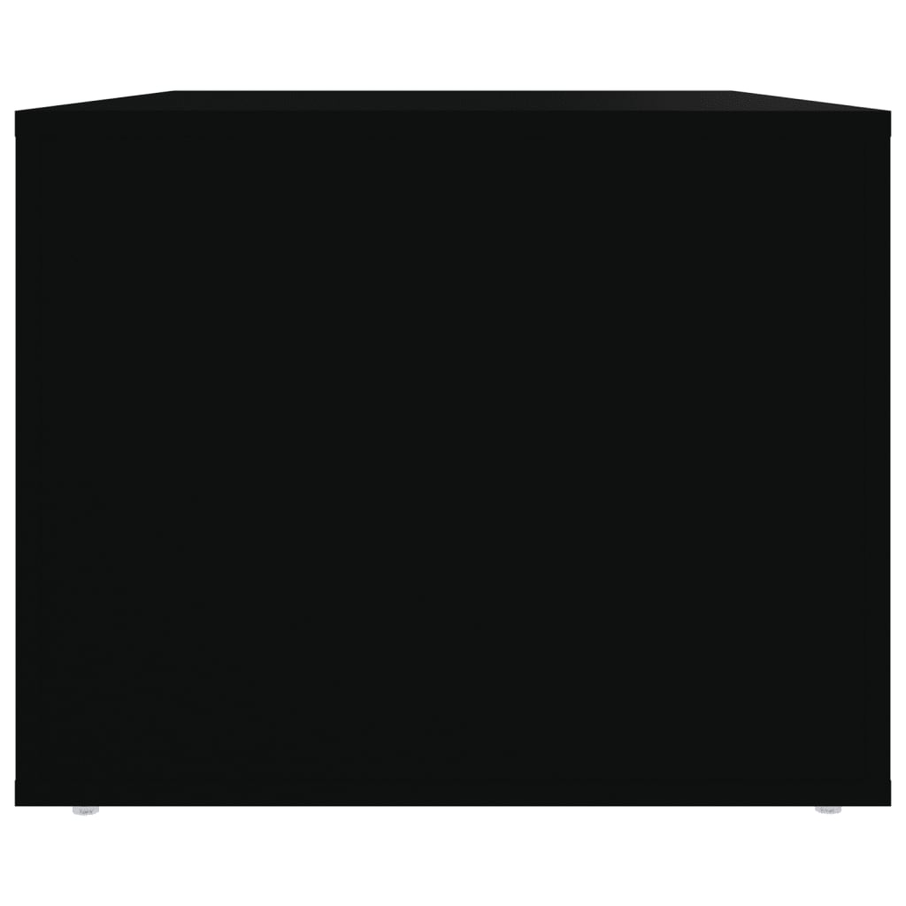 Coffee Table Black 80x50x40 cm Engineered Wood