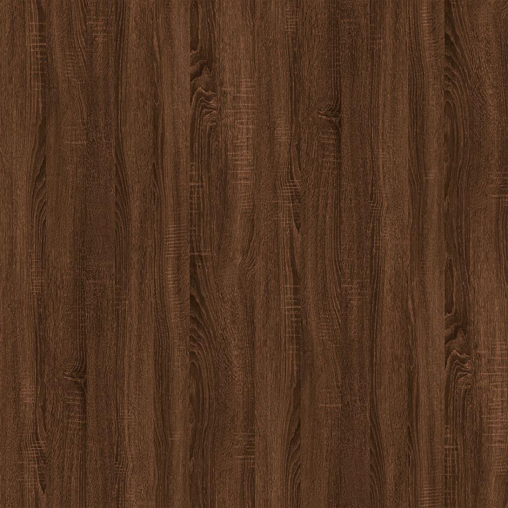 Wall Mounted TV Cabinet Brown Oak 40x34.5x80 cm