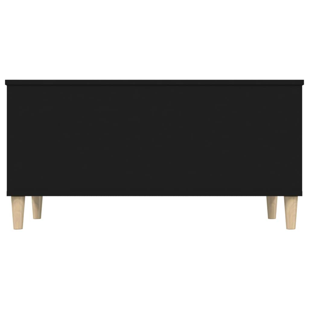 Coffee Table Black 90x44.5x45 cm Engineered Wood