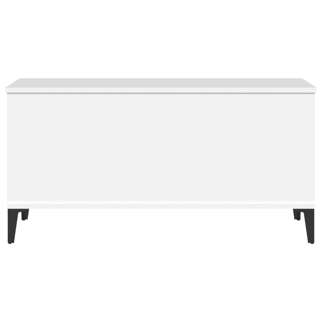 Coffee Table White 90x44.5x45 cm Engineered Wood