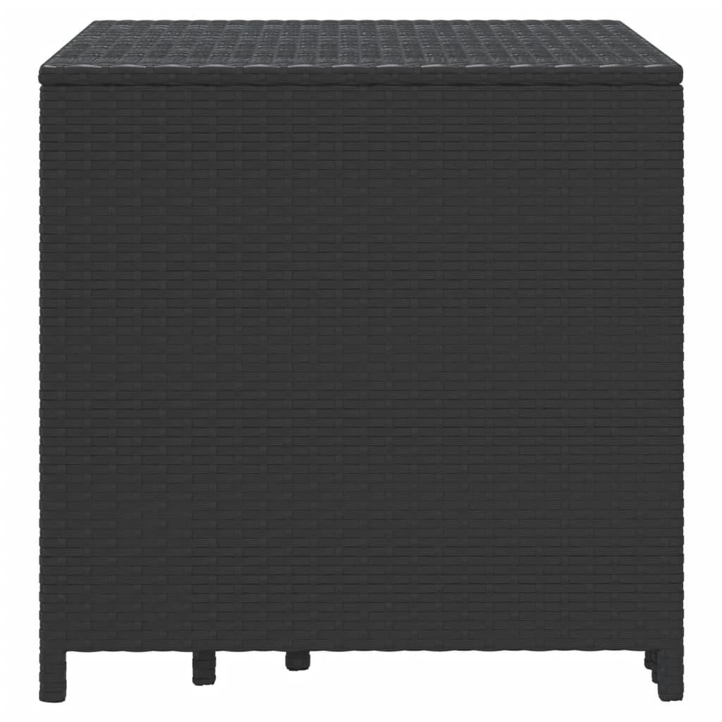 Nesting Tables 3 pcs Black Poly Rattan